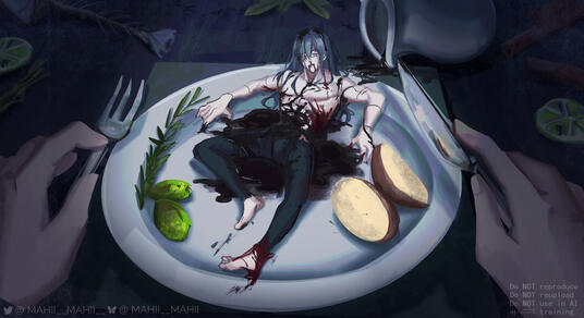 1 character, full scene