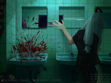 1 character, Full scene. Photo reference was used.